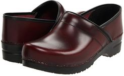 Professional Cabrio - Mens (Bordeaux Brush Off Leather) Men's Clog Shoes