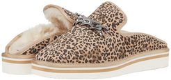 Haiden (Tan/Black Dusted Leopard Suede) Women's Shoes