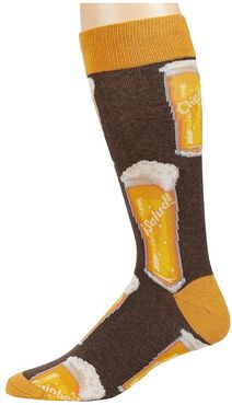 Prost! (Brown Heather) Men's Crew Cut Socks Shoes