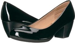 Amora (Black Goat Patent) High Heels