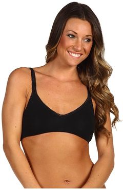 Cabana Cotton Bralette 010404 (Black) Women's Bra