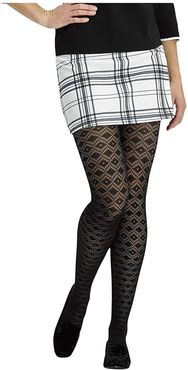 Deco Diamond Tights (Black) Hose