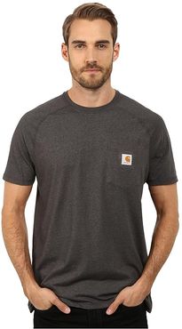 Force(r) Cotton Delmont Short-Sleeve T-Shirt (Carbon Heather) Men's Short Sleeve Pullover