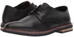 Dezmin Plain (Black Leather) Men's Shoes