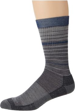 Frequency Crew Lightweight with Cushion (Gray) Men's Crew Cut Socks Shoes