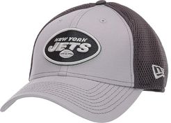 NFL Grayed Out NEO 39THIRTY Flex Fit Cap - New York Jets (Gray/Black) Baseball Caps