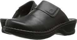 Carole (Dakota Black Leather) Women's Clog Shoes