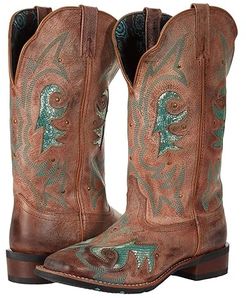 Aquarius (Tan w/ Inlay) Cowboy Boots