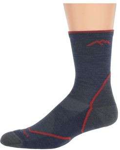 Light Hiker Micro Crew Light Cushion (Denim) Men's Crew Cut Socks Shoes