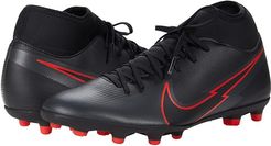 Superfly 7 Club FG/MG (Black/Black/Dark Smoke Grey) Cleated Shoes