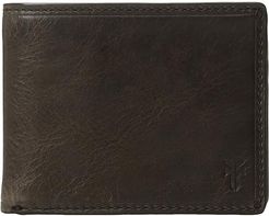 Logan Slim ID Billfold (Slate Antique Pull-Up) Bill-fold Wallet