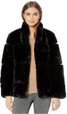 Sarah 2 Faux Fur Coat (Noir) Women's Jacket