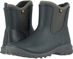 Sauvie Solid Slip-On Boot (Dark Gray) Women's Rain Boots