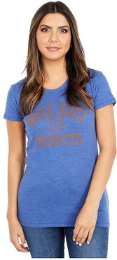 Boise State Broncos Keepsake Tee (Vintage Royal) Women's T Shirt