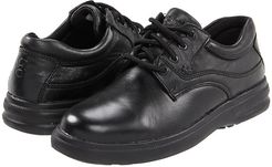 Glen (Black Leather) Men's Lace up casual Shoes