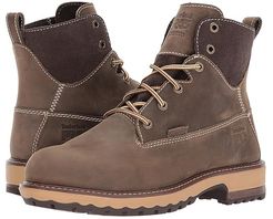 Hightower 6 Alloy Safety Toe Waterproof (Turkish Coffee Full Grain Leather) Women's Work Lace-up Boots