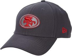 NFL Stretch Fit Graphite 3930 -- San Francisco 49ers (Graphite) Baseball Caps