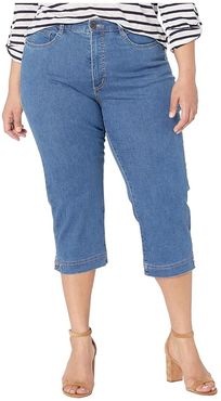 Lightweight Denim Suzanne Capris in Indigo (Indigo) Women's Jeans