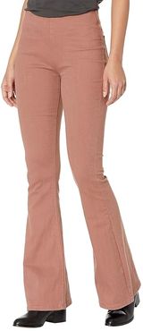 High-Rise Pull-On Flare in Dusty Rose W1P6156 (Dusty Rose) Women's Jeans