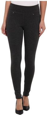 Ricki Pull-On Legging Double Knit Ponte (Charcoal Heather) Women's Casual Pants