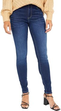 Mia High-Rise Toothpick Skinny Wide Waistband in Daring (Daring Wash) Women's Jeans