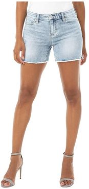 Vickie Fray Hem Shorts (Bianca) Women's Shorts
