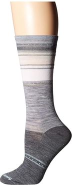 Sulawesi Stripe (Light Gray) Women's Crew Cut Socks Shoes