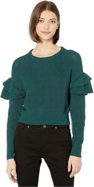 Pullover Sweater TQG5254205 (Dark Green) Women's Clothing