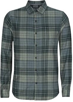 Portland Flannel Long Sleeve (Vintage Green) Men's Clothing