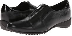 Berkley (Black Leather) Women's Slip on  Shoes