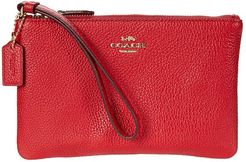 Box Program Small Wristlet (GD/Electric Red) Wallet