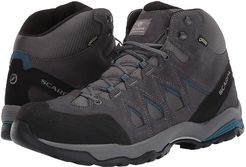 Moraine Mid GTX (Grey/Lake Blue) Men's Shoes