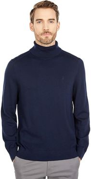 Navtech Knit Turtleneck Sweater (Navy) Men's Sweater