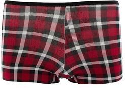 Plus Size Boyshorts Underwear (Crimson 2020 Holiday Plaid) Women's Underwear