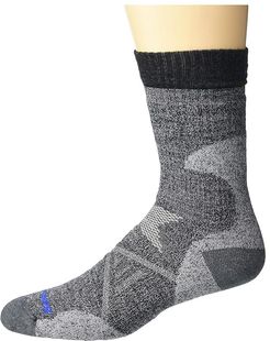 PhD(r) Pro Medium Crew (Charcoal) Men's Crew Cut Socks Shoes