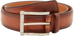 Carbon Cognac Belt (Cognac) Men's Belts