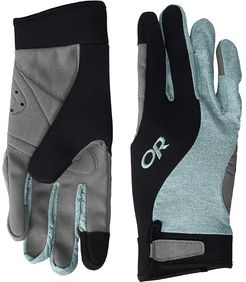 Upsurge Paddle Gloves (Black/Seaglass) Cycling Gloves