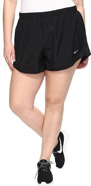 Dry Tempo 3 Running Short (Size 1X-3X) (Black/Black/Black/Wolf Grey) Women's Shorts