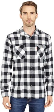 Yanda Flannel Shirt (Marshmallow) Men's Clothing