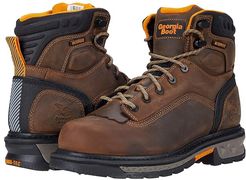 Carbo-Tec LTX Waterproof 6 Soft Toe (Brown) Men's Boots