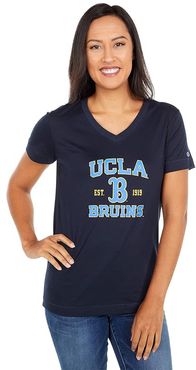 UCLA Bruins University 2.0 V-Neck T-Shirt (Marine Midnight Navy) Women's Clothing