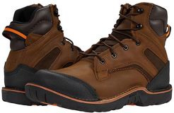 6 Talus Steel Toe (Brown) Men's Shoes