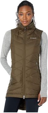 Heavenly Long Vest (Olive Green) Women's Vest