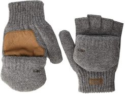 Lost Coast Fingerless Mitts (Pewter) Over-Mits Gloves