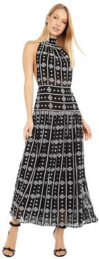 Hawaii Dress (Embroidered Black) Women's Clothing