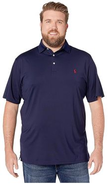 Big Tall Short Sleeve Performance Polo (French Navy) Men's Clothing