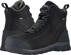 Foundation Leather WP Mid Comp Toe (Black) Men's Rain Boots