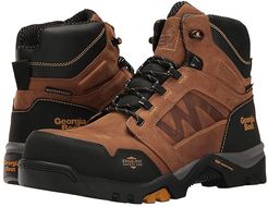 Amplitude 6 Comp Toe Waterproof (Brown) Men's Work Boots