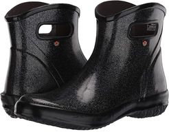 Rain Boots Ankle Glitter (Black) Women's Shoes