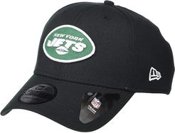 NFL Team Classic 39THIRTY Flex Fit Cap - New York Jets (Black) Baseball Caps